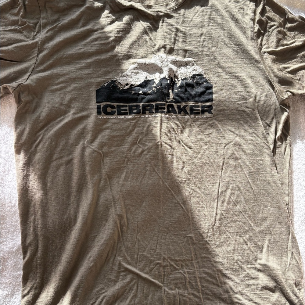 Icebreaker Men's Olive T-Shirt